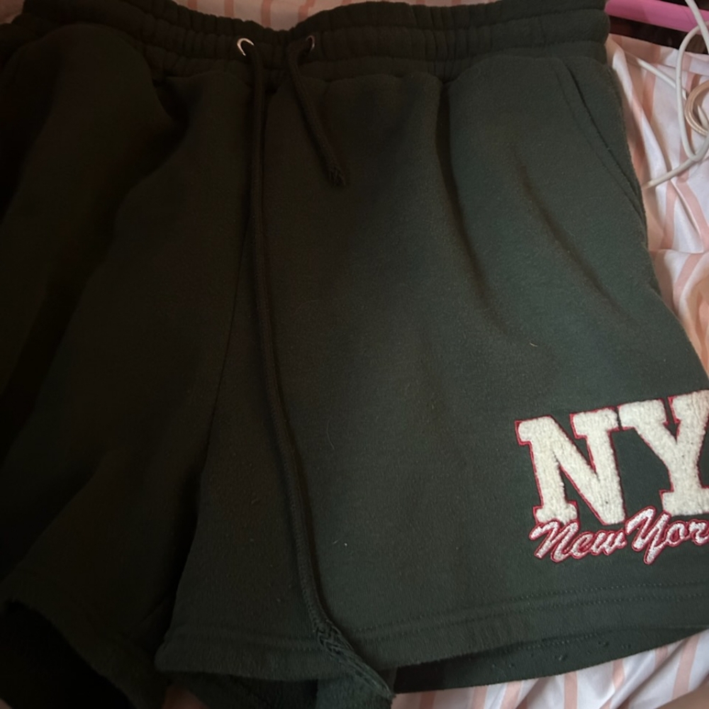 Lazy Sunday Forest Green Shorts